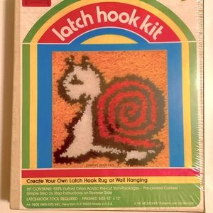 Snail Latch Hook Kit by Yarn Kits, Inc.